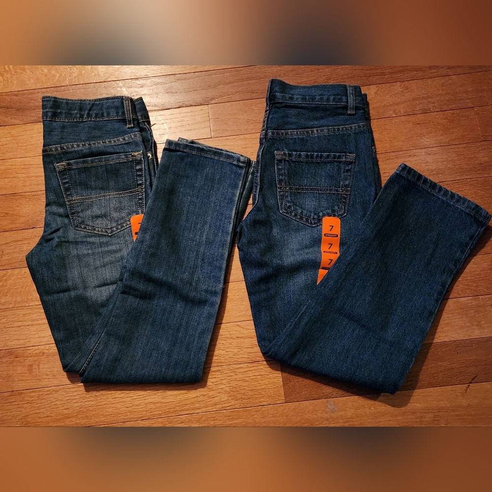BNWT The Children's Place Boys Jean Set of 2 Size 7